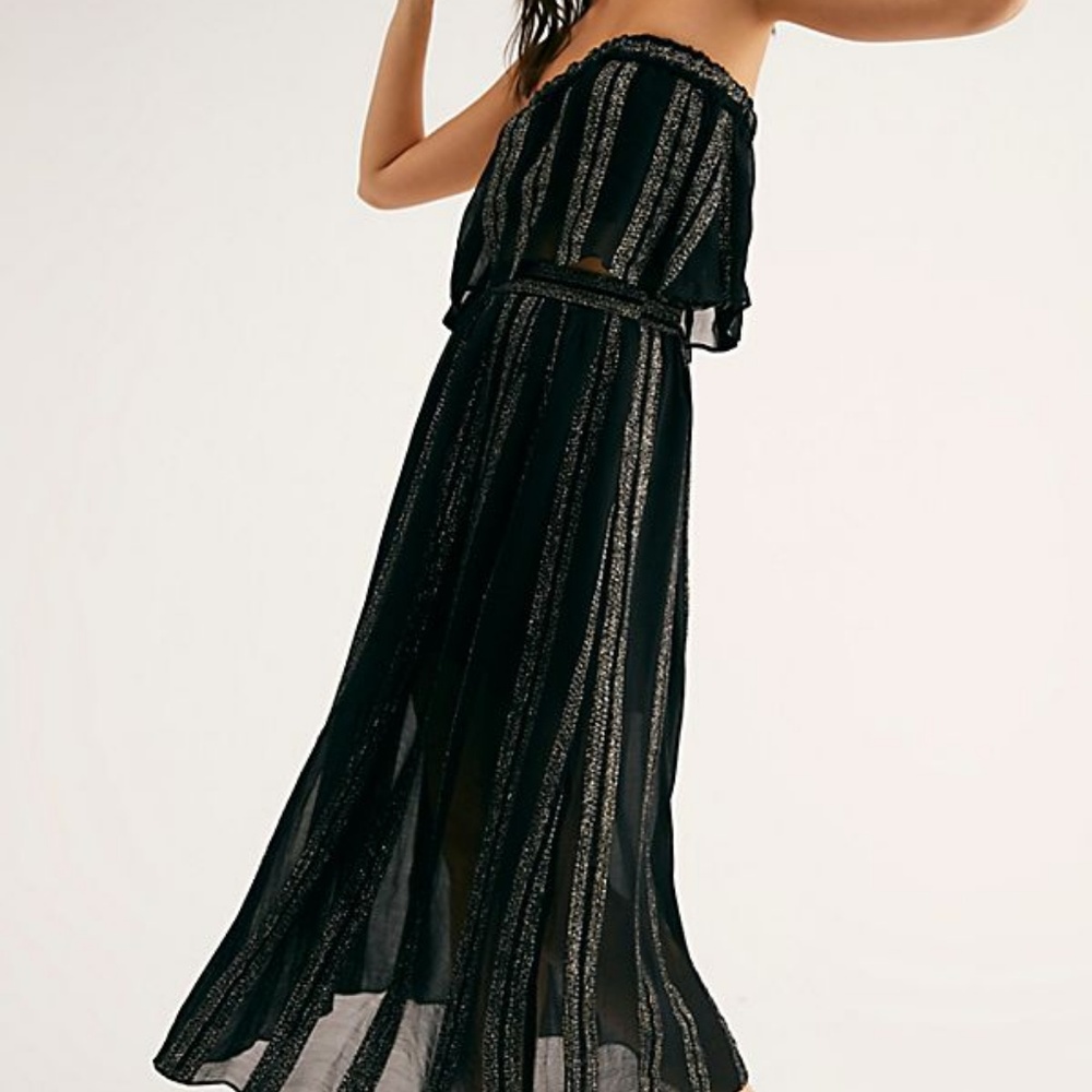 Free People Carmen Lurex Stripe Set